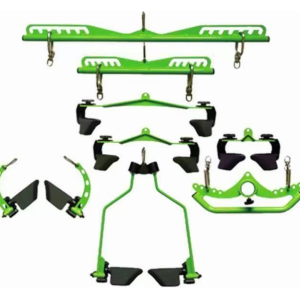 Set De 8 Agarres Handles Landmine Attachment, Verde