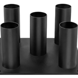 Rack Vertical Comptacto 5 Barras Olimpicas Negro